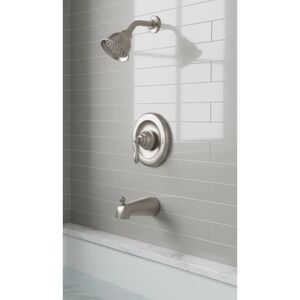 Moen Caldwell 82496EPSRN Tub Shower Faucet w Valve Brushed Nickel NEW